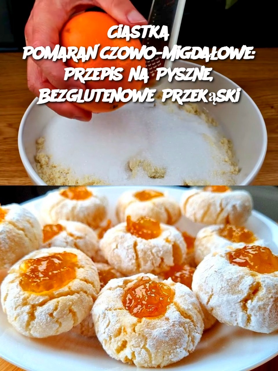 Ciastka Pomarańczowo-Migdałowe: Przepis na Pyszne, Bezglutenowe Przekąski