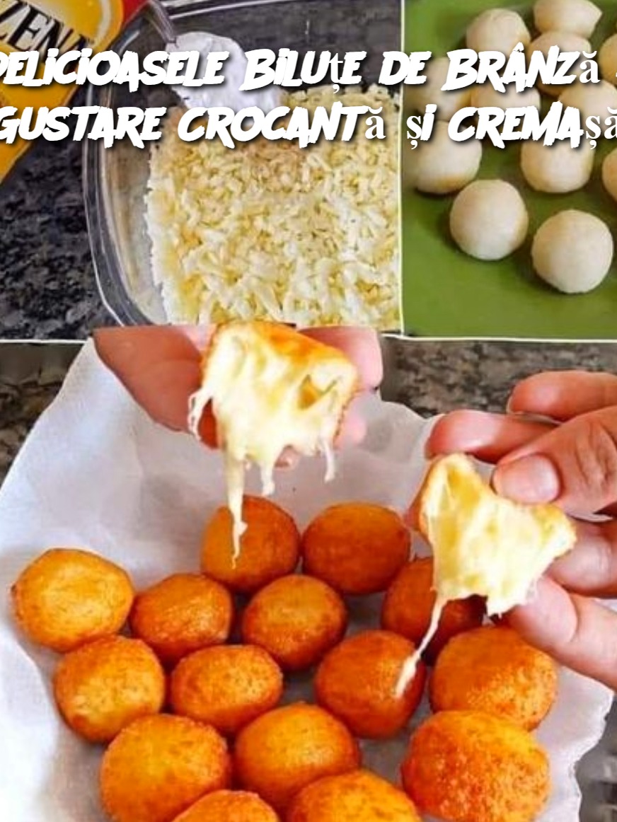 Delicioasele Biluțe de Brânză – Gustare Crocantă și Cremașă