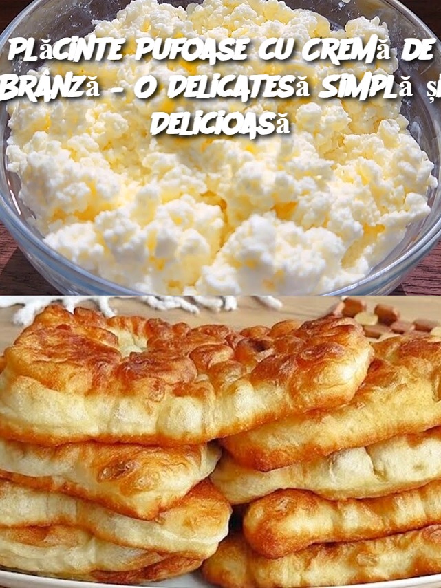 Plăcinte Pufoase cu Cremă de Brânză – O Delicatesă Simplă și Delicioasă