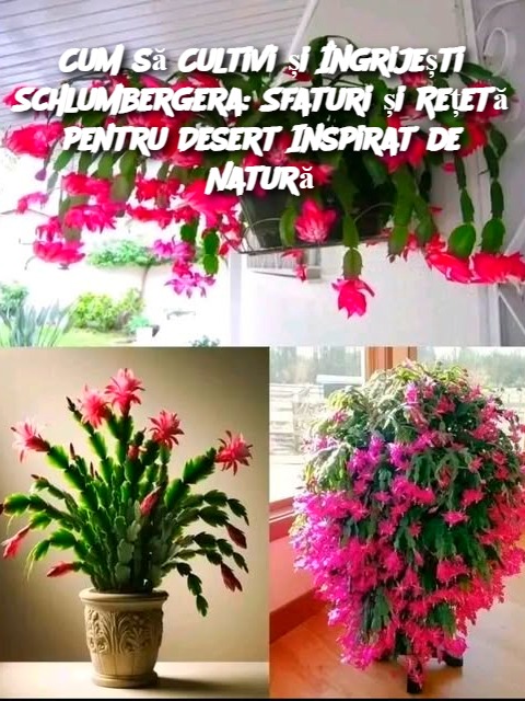 Cum să Cultivi și Îngrijești Schlumbergera: Sfaturi și Rețetă pentru Desert Inspirat de Natură