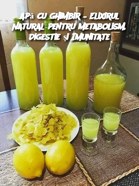 Apă cu ghimbir – Elixirul Natural pentru Metabolism, Digestie și Imunitate