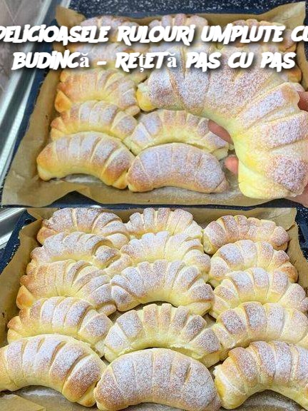 Delicioasele rulouri umplute cu budincă – rețetă pas cu pas