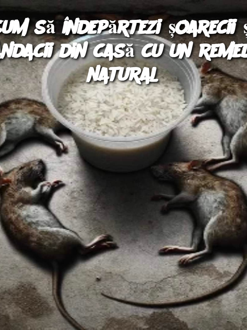 Cum să îndepărtezi șoarecii și gândacii din casă cu un remediu natural