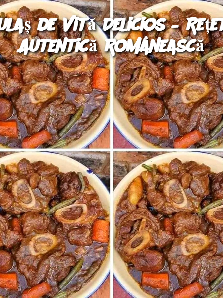 Gulaș de Vită Delicios – Rețetă Autentică Românească