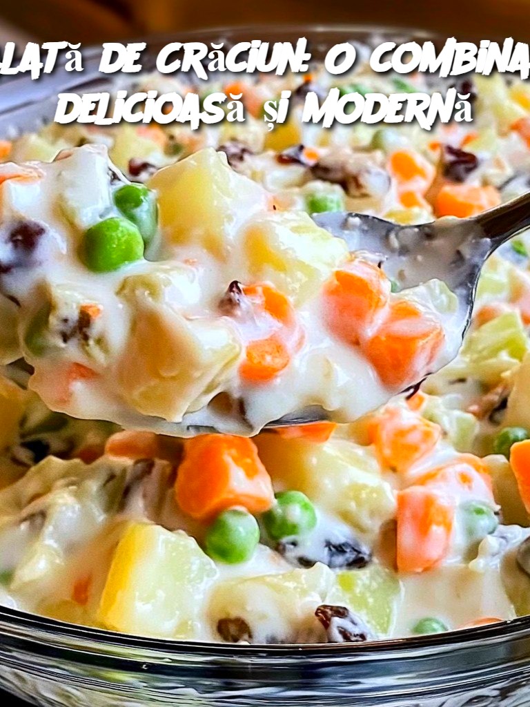 Salată de Crăciun: O combinație delicioasă și modernă